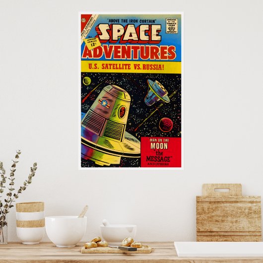 Poster Space Adventures #46 (1962) (Cuisine)