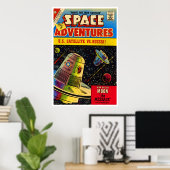 Poster Space Adventures #46 (1962) (Bureau à domicile)