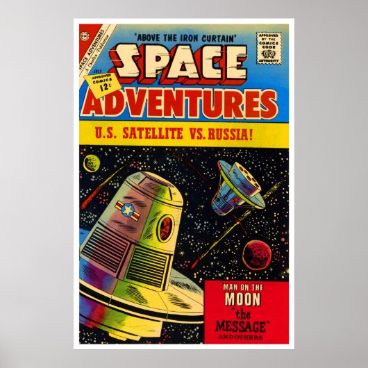 Poster Space Adventures #46 (1962) (Devant)