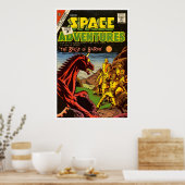 Poster Space Adventures #47 (1962) (Cuisine)