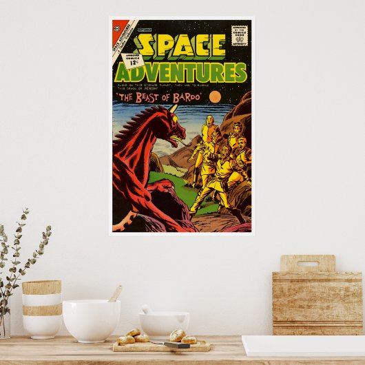 Poster Space Adventures #47 (1962) (Cuisine)