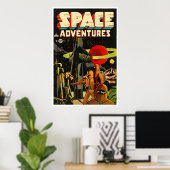 Poster Space Adventures #5 (1953) (Bureau à domicile)