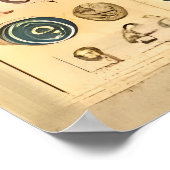 Poster Space Age Interplanetary Coordinates Alien Relic (Coin)