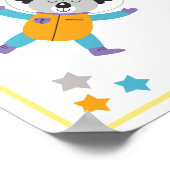 Poster Space Animaux Art Imprimer Koala (Coin)