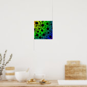 Poster Space Bubble Spots (Cuisine)