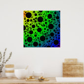 Poster Space Bubble Spots (Cuisine)