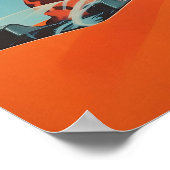 Poster Space Cafe SciFi Poster Flying Car Print Wa (Coin)