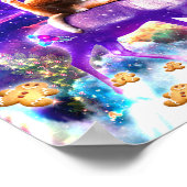 Poster Space cat licking itself (Coin)