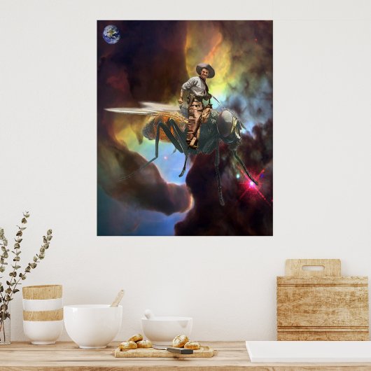 Poster Space Cowboy (Cuisine)