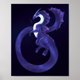 Poster Space Dragon Draco