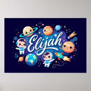 Poster Space Dreams Elijah Wall Art