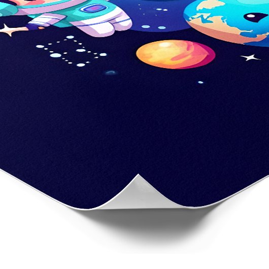 Poster Space Dreams Liam Wall Art (Coin)