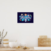 Poster Space Dreams Theodore Wall Art (Cuisine)