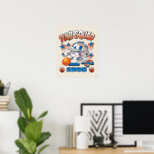 Poster SPACE JAM™ BUGS BUNNY™ #1 Basketball Graphic (Bureau à domicile)