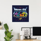 Poster SPACE JAM™ Monstars 1996 Graphic (Bureau à domicile)