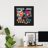 Poster SPACE JAM™ TUNE SQUAD™ VS Monstars Roster Graphic (Bureau à domicile)