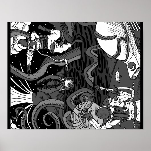 Poster Space Kraken (Devant)