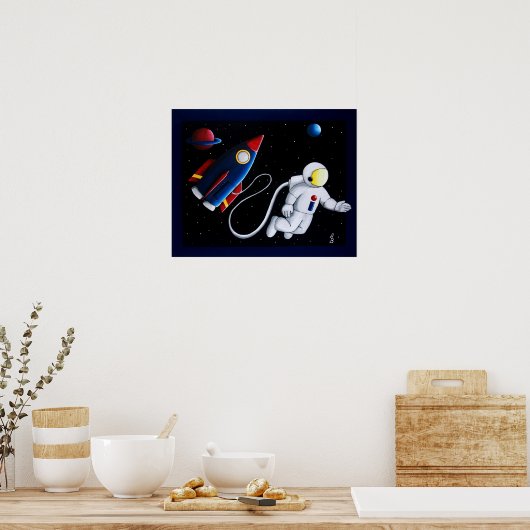 Poster Space Man (Cuisine)