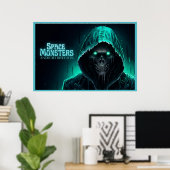 Poster Space Monsters (Bureau à domicile)
