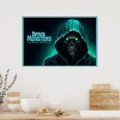 Poster Space Monsters (Cuisine)