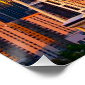 Poster Space Needle est une tour à la tombée de la nuit à (Coin)