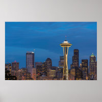 Space Needle et le centre de Seattle