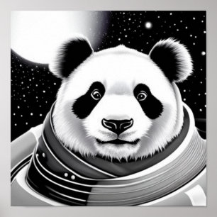 Poster Space Panda