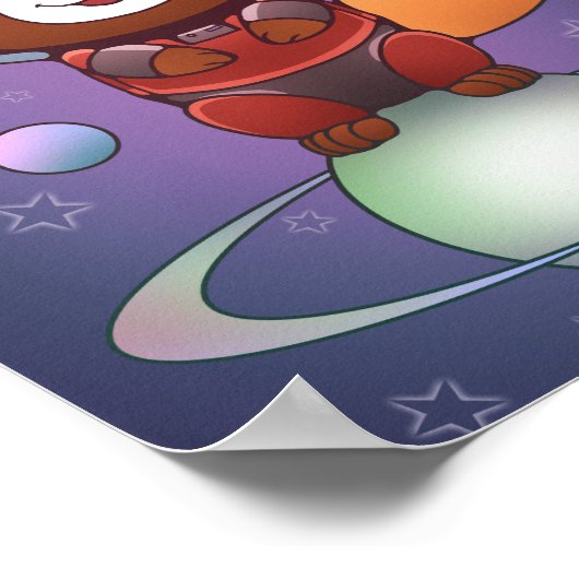 Poster Space Panda Chippy ! (Coin)