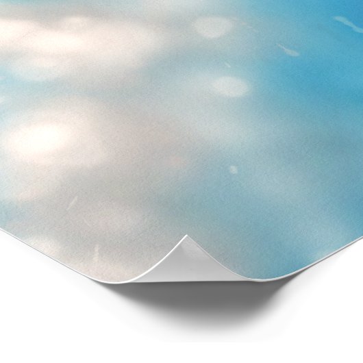 Poster Space Rocket Levée de lancement. (Coin)