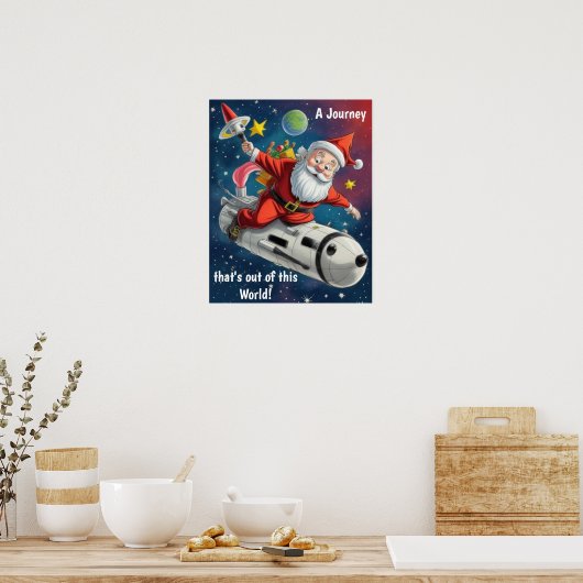 Poster Space Santa Claus (Cuisine)