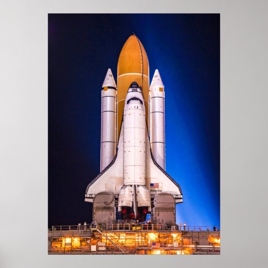 Poster Space Shuttle Atlantis (Voorkant)