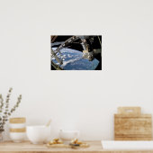 Poster Space Shuttle Atlantis et un vaisseau Soyuz (Cuisine)