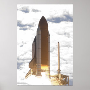 Poster Space Shuttle Atlantis lève sur 18