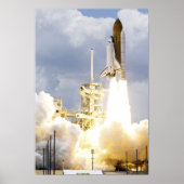 Poster Space Shuttle Atlantis se lève sur 2 (Devant)