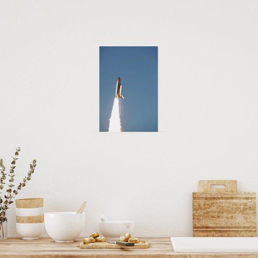 Poster Space Shuttle Atlantis se lève sur 5 (Cuisine)