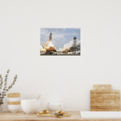 Poster Space Shuttle Atlantis se lève sur 9 (Cuisine)