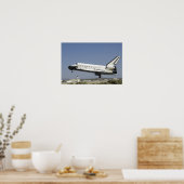 Poster Space Shuttle Atlantis se prépare pour l'atterriss (Cuisine)