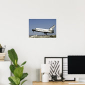 Poster Space Shuttle Atlantis se prépare pour l'atterriss (Bureau à domicile)