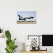 Poster Space Shuttle Atlantis se prépare pour l'atterriss (Bureau à domicile)