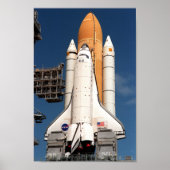 Poster Space Shuttle Atlantis se prépare pour le lancemen (Devant)