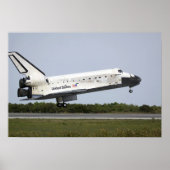 Poster Space Shuttle Discovery approche l'atterrissage 4 (Devant)
