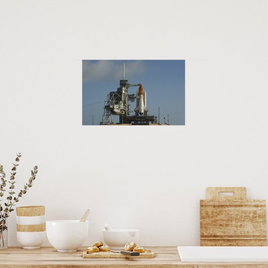 Poster Space Shuttle Discovery est prêt 2 (Cuisine)