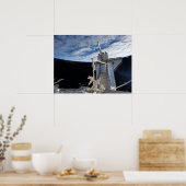 Poster Space Shuttle Discovery & ISS (Cuisine)