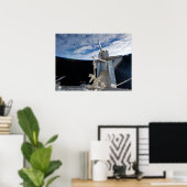 Poster Space Shuttle Discovery & ISS (Bureau à domicile)