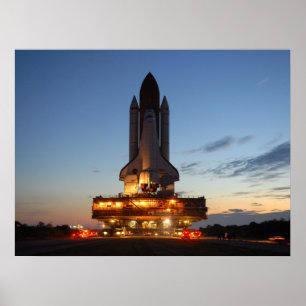 Poster Space Shuttle Discovery Lance NASA