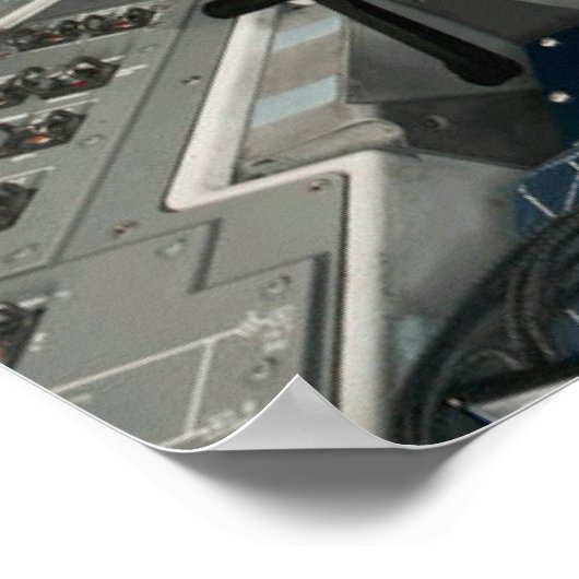 Poster Space Shuttle Discovery OV-103 Cockpit (Coin)