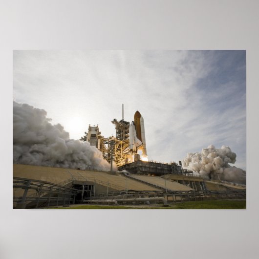 Poster Space Shuttle Endeavor se lève de 3 (Devant)