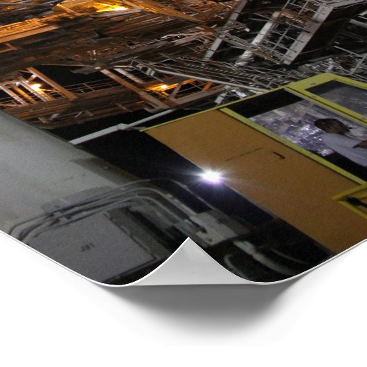 Poster Space Shuttle Endeavor sur le lancement pad 2 (Coin)