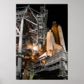 Poster Space Shuttle Endeavor sur le lancement pad 2 (Devant)