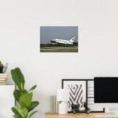 Poster Space Shuttle Endeavour touche down (Bureau à domicile)